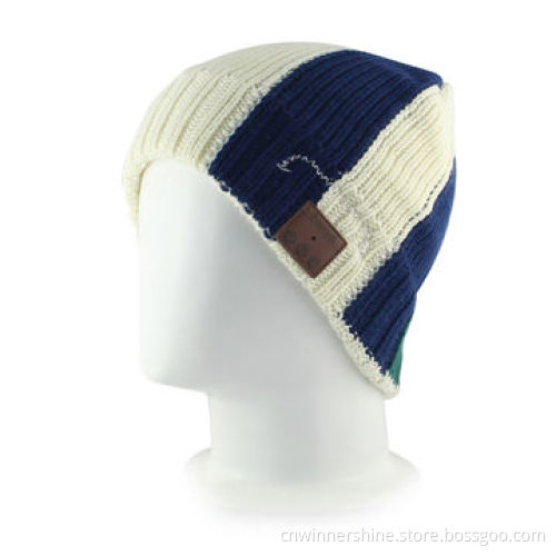 Bluetooth headphone with strip knit winter wireless headphone hands free newest products